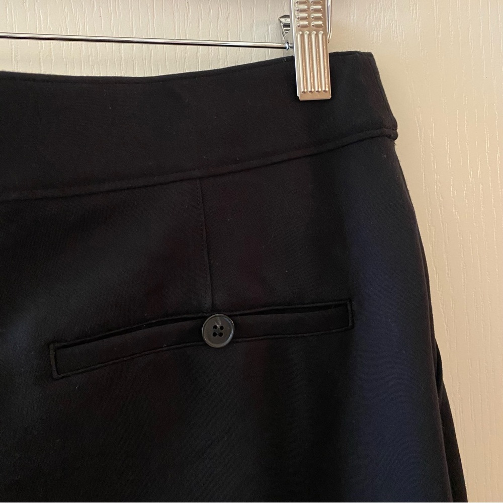 SPANX Smooth Perfect Fit Ponte Wide Leg Trousers in Black - L - Picture 9 of 12